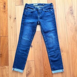 AG Adriano Goldschmied The Stilt Roll-Up Cigarette Leg jeans size 25